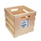 Good Wood by Leisure Arts Wooden Crate, wood crate unfinished, wood crates for display, wood crates for storage, wooden crates unfinished, Pine, 9.5" x 9.5" x 9.25"